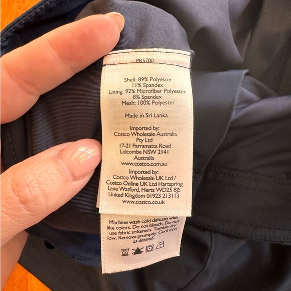 Eddie Bauer Navy Blue Skort - Picture 3 of 4